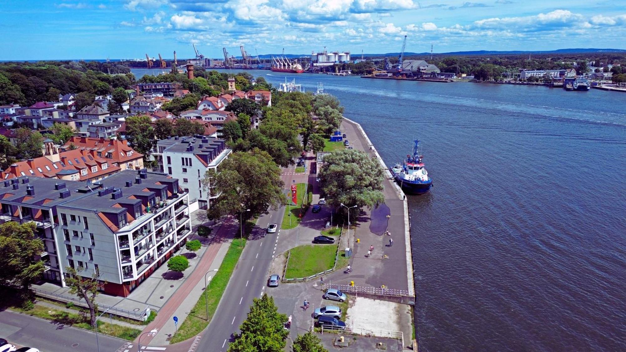 Sunset Apartments - Flotylla. Widok Na Port + Parking. Свиноуйсьце Экстерьер фото
